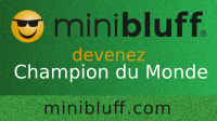 Paulette joue au Minibluff